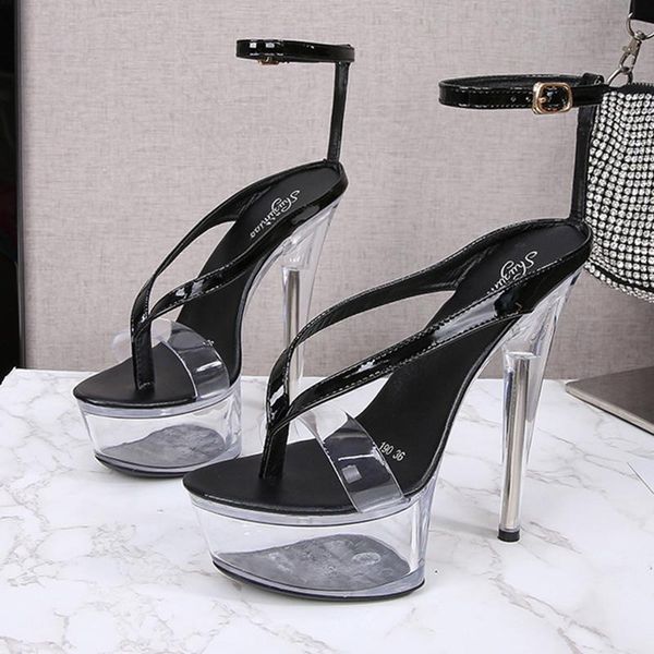 sandals women high heel platform non-slip thick-soled 13cm crystal wedges model party nightclub, Black
sandals women high heel platform non-slip thick-soled 13cm crystal wedges model party nightclub, Black