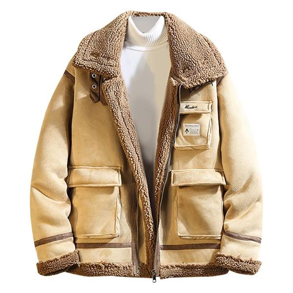 men's down & parkas telotuny winter men's jacket fashion solid color fleece cardigan casual long sleeve lapel blouse with multi-poc, Black
men's down & parkas telotuny winter men's jacket fashion solid color fleece cardigan casual long sleeve lapel blouse with multi-poc, Black