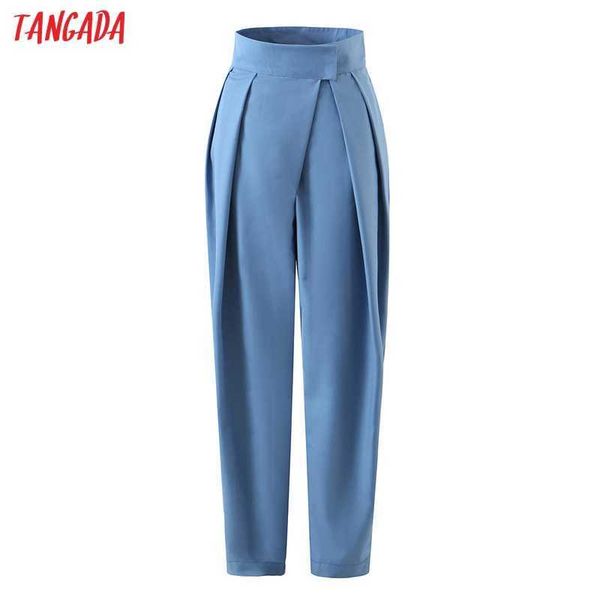 tangada fashion women blue suit pants trousers waist stick pockets office lady pants pantalon 1j19 210609, Black;white
tangada fashion women blue suit pants trousers waist stick pockets office lady pants pantalon 1j19 210609, Black;white