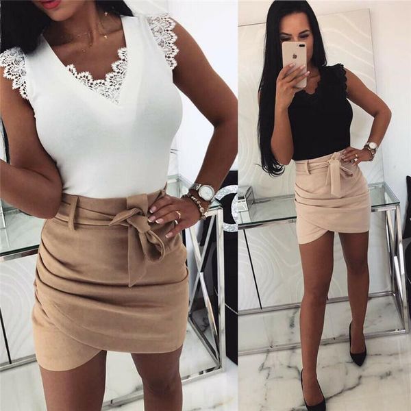 women's t-shirt est t-shirts women ladies sheer lace patchwork elegant casual tee fashion summer clothes sleeveless bandage pullove, White
women's t-shirt est t-shirts women ladies sheer lace patchwork elegant casual tee fashion summer clothes sleeveless bandage pullove, White
