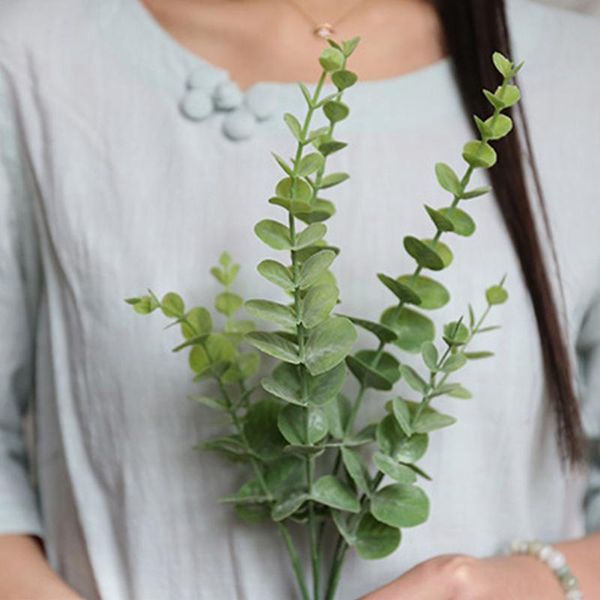 decorative flowers & wreaths 1 piece fake plant home room wedding decorations simulated artificial eucalyptus leaves plants 
decorative flowers & wreaths 1 piece fake plant home room wedding decorations simulated artificial eucalyptus leaves plants