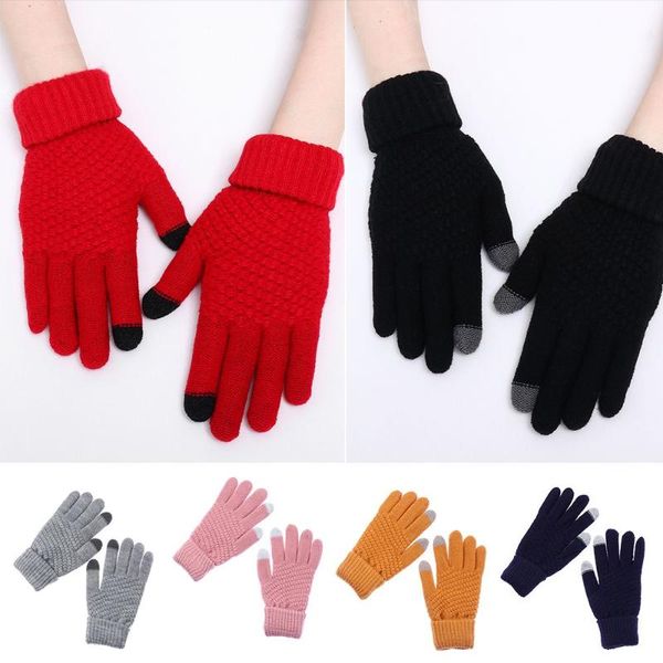 sports gloves fashion mittens winter warm imitation cashmere knitted wool full finger touch screen women, Black
sports gloves fashion mittens winter warm imitation cashmere knitted wool full finger touch screen women, Black