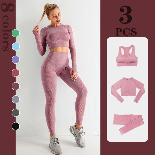 seamless women yoga set workout sportswear gym clothing fitness long sleeve crop high waist leggings sports suits outfits, White;red
seamless women yoga set workout sportswear gym clothing fitness long sleeve crop high waist leggings sports suits outfits, White;red