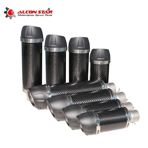 motorcycle exhaust system alconstar-carbon fiber 51mm ak modify motocross muffler for fz6 cbr250 cb600 atv dirt pit bike
motorcycle exhaust system alconstar-carbon fiber 51mm ak modify motocross muffler for fz6 cbr250 cb600 atv dirt pit bike