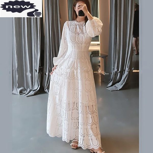 casual dresses runway designer women embroidery hollow out white floor length maxi elegant 2021 long sleeve bohemian ladies holiday dress, Black;gray
casual dresses runway designer women embroidery hollow out white floor length maxi elegant 2021 long sleeve bohemian ladies holiday dress, Black;gray