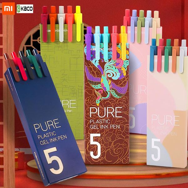 gel pens 10pcs/set kaco abs ink set 0.5mm refill multi color retro design drawing retractable marker stationery office school
gel pens 10pcs/set kaco abs ink set 0.5mm refill multi color retro design drawing retractable marker stationery office school