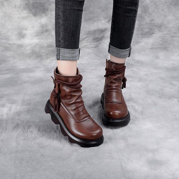 boots bottom women's short fall 2021 british layer cow leather thick fashion single boot casual, Black
boots bottom women's short fall 2021 british layer cow leather thick fashion single boot casual, Black