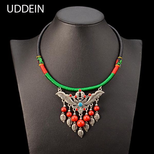 chokers uddein vintage collar statement necklace & pendant ethnic customs bib beads jewelry fashion torques leather chain maxi, Golden;silver
chokers uddein vintage collar statement necklace & pendant ethnic customs bib beads jewelry fashion torques leather chain maxi, Golden;silver