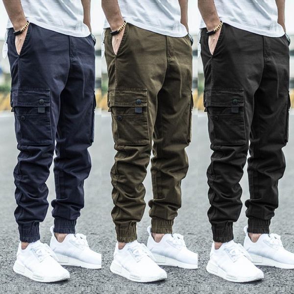 men's jeans ly street style fashion men loose fit big pocket casual cargo pants overalls vintage designer hip hop joggers, Blue
men's jeans ly street style fashion men loose fit big pocket casual cargo pants overalls vintage designer hip hop joggers, Blue