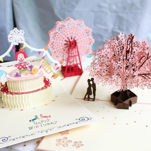 greeting cards 3d -up gift card for girl kids wife hu wedding invitations birthday invitation with envelope stickers
greeting cards 3d -up gift card for girl kids wife hu wedding invitations birthday invitation with envelope stickers