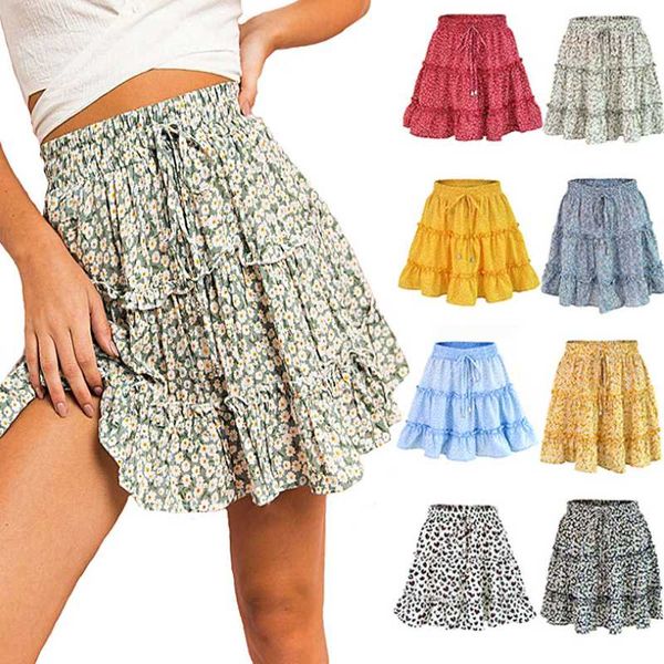skirts 2021 summer women's short skirt elastic waist fashion high ruffled floral loose all-match casual female a-line beach, Black
skirts 2021 summer women's short skirt elastic waist fashion high ruffled floral loose all-match casual female a-line beach, Black