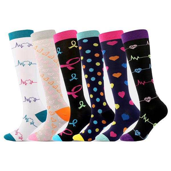 compression socks women knee high sock for running medical nurse travel cycling, Black;white
compression socks women knee high sock for running medical nurse travel cycling, Black;white