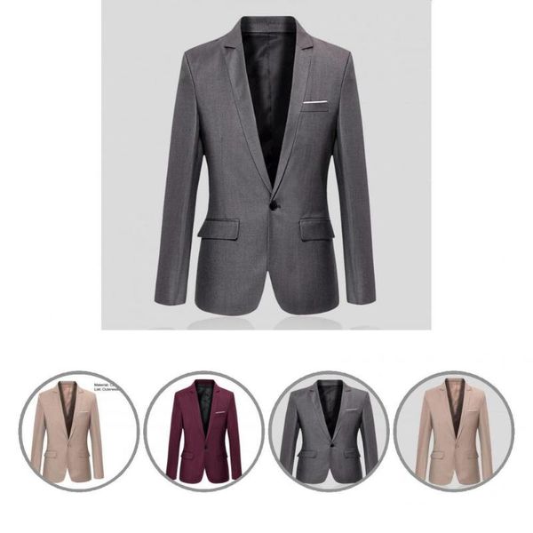 men's suits & blazers suit jacket thick casual skin-touch single button men formal blazer for prom, White;black
men's suits & blazers suit jacket thick casual skin-touch single button men formal blazer for prom, White;black