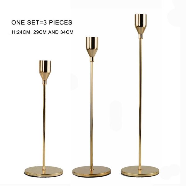 one set concise and vogue golden candlestick candelabra for wedding party dinner christmas decoration candle holders
one set concise and vogue golden candlestick candelabra for wedding party dinner christmas decoration candle holders