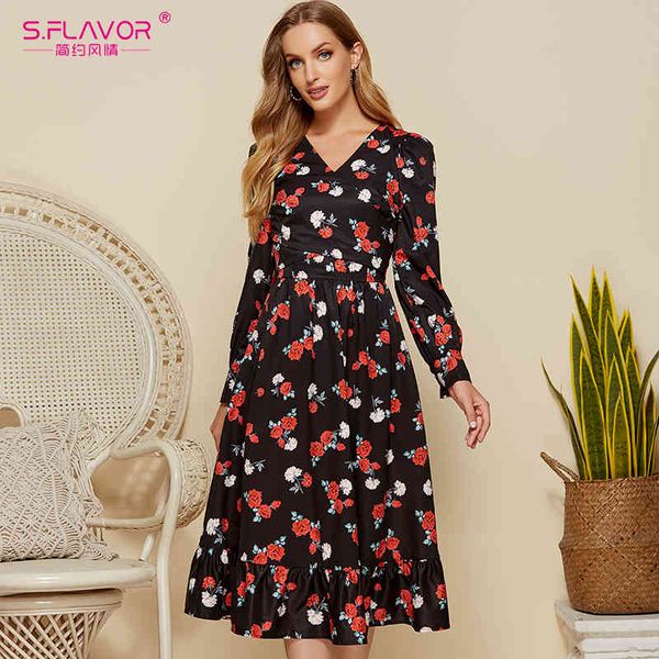 dresses women v-neck vintage midi dress elegant flower printing long sleeve a-line vestidos spring summer fashion party dresses, Black;gray
dresses women v-neck vintage midi dress elegant flower printing long sleeve a-line vestidos spring summer fashion party dresses, Black;gray