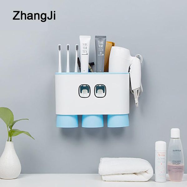 zhangji toothbrush holder automatic toothpaste dispenser with cups wall mount stand bathroom squeezer set shelves
zhangji toothbrush holder automatic toothpaste dispenser with cups wall mount stand bathroom squeezer set shelves
