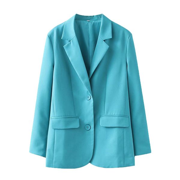 autumn women's style loose casual lapel suit coat, Black;brown