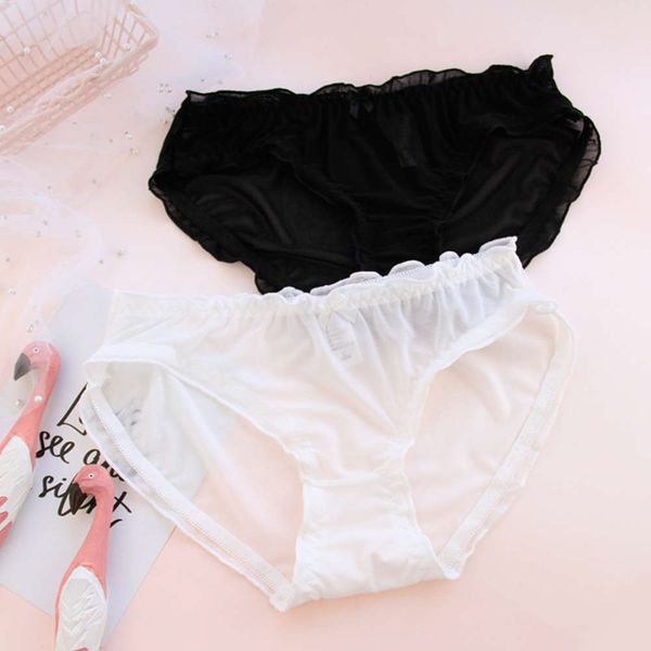 japan bow transparent underwear women hollow out sweet girls lace panties cute ruffle seamless briefs lingerie, Black;white
japan bow transparent underwear women hollow out sweet girls lace panties cute ruffle seamless briefs lingerie, Black;white