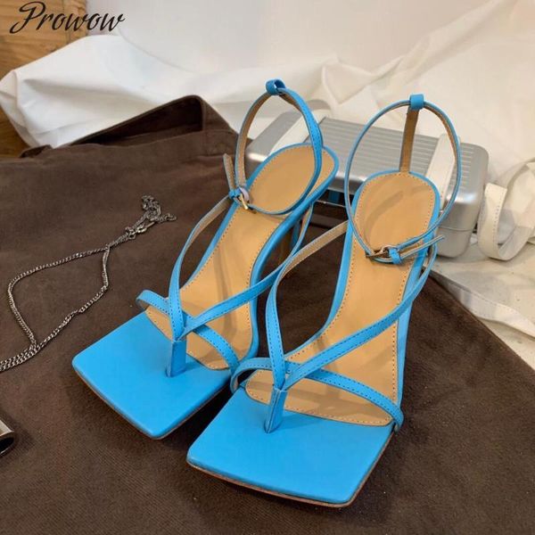 prowow shoes women sandals high thin heels leather sole ankle strap narrow band, Black
prowow shoes women sandals high thin heels leather sole ankle strap narrow band, Black