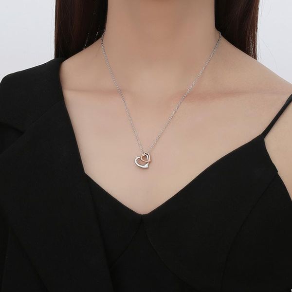 pendant necklaces women's neck jewelry valentine's day goddess gift clavicle chain mini heart peach necklace for girlfriend, Silver
pendant necklaces women's neck jewelry valentine's day goddess gift clavicle chain mini heart peach necklace for girlfriend, Silver