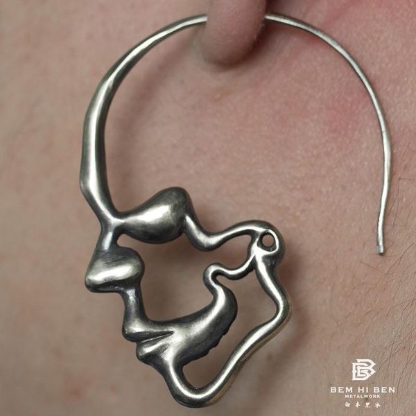 hoop & huggie bem hi ben men's women's earrings ear studs skull 925 sterling silver original design hand made biker punk dark, Golden;silver
hoop & huggie bem hi ben men's women's earrings ear studs skull 925 sterling silver original design hand made biker punk dark, Golden;silver