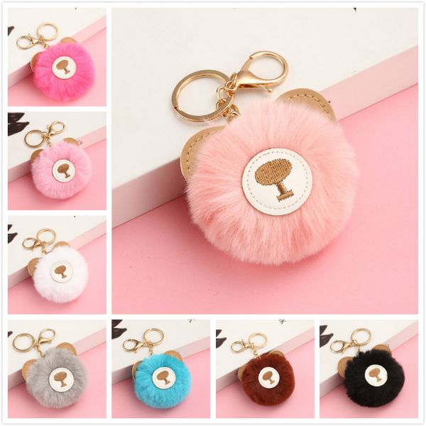 9 Colors Fast Shipping Rabbit Fur Ball Keychain Soft Fur Ball Lovely Little Bear Key Chains Ball Pom Poms Plush Keyring EEC2928
9 Colors Fast Shipping Rabbit Fur Ball Keychain Soft Fur Ball Lovely Little Bear Key Chains Ball Pom Poms Plush Keyring EEC2928