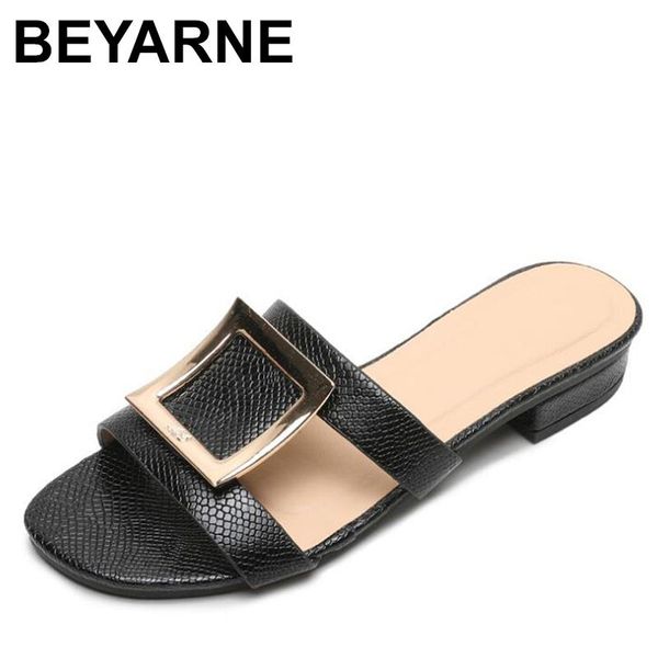 women sandals style summer shoes for woman metal square buckle slippers ladies serpentine slides plus size soulier femme, Black
women sandals style summer shoes for woman metal square buckle slippers ladies serpentine slides plus size soulier femme, Black