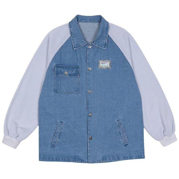 men's jackets lacible hip hop streetwear vintage denim jacket men patchwork cotton harajuku autumn oversized botton coat outwear, Black;brown
men's jackets lacible hip hop streetwear vintage denim jacket men patchwork cotton harajuku autumn oversized botton coat outwear, Black;brown