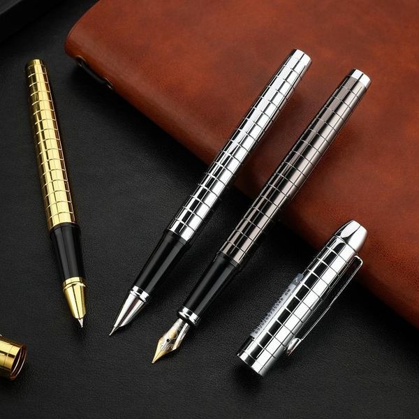 business metal writing signing fountain pen calligraphy pens gift box office school stationary supplies 03925
business metal writing signing fountain pen calligraphy pens gift box office school stationary supplies 03925