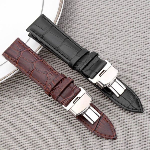 watch bands bumvor leather band strap butterfly deployant buckle 18mm 20mm 22mm 24mm polished metal clasp accessories, Black;brown
watch bands bumvor leather band strap butterfly deployant buckle 18mm 20mm 22mm 24mm polished metal clasp accessories, Black;brown