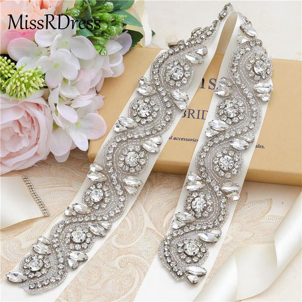 wedding sashes missrdress hand beaded bridal belt silver crystal rhinestones flower sash for accessories jk902, White
wedding sashes missrdress hand beaded bridal belt silver crystal rhinestones flower sash for accessories jk902, White