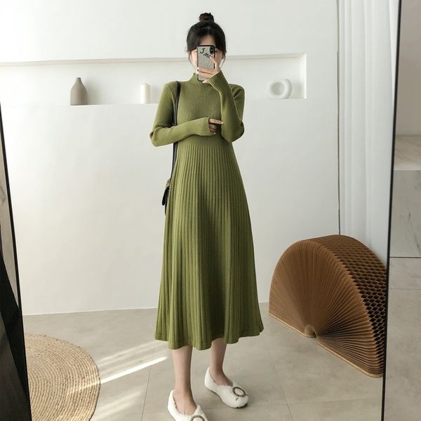casual dresses elegant warm half turtleneck ladies a-line sweater dress full sleeve slim waist women knitted mid-calf autumn xmk4, Black;gray
casual dresses elegant warm half turtleneck ladies a-line sweater dress full sleeve slim waist women knitted mid-calf autumn xmk4, Black;gray