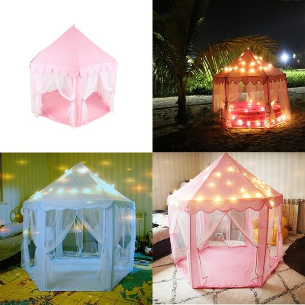 party decoration hexagonal princess castle play house tent lodge with led twinkle star string lights girl festivel gift
party decoration hexagonal princess castle play house tent lodge with led twinkle star string lights girl festivel gift