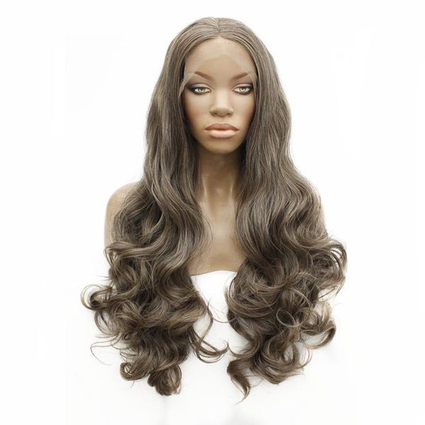 synthetic wigs body wave lace front wig middle part hair with baby natural color heat resistant for black women
synthetic wigs body wave lace front wig middle part hair with baby natural color heat resistant for black women