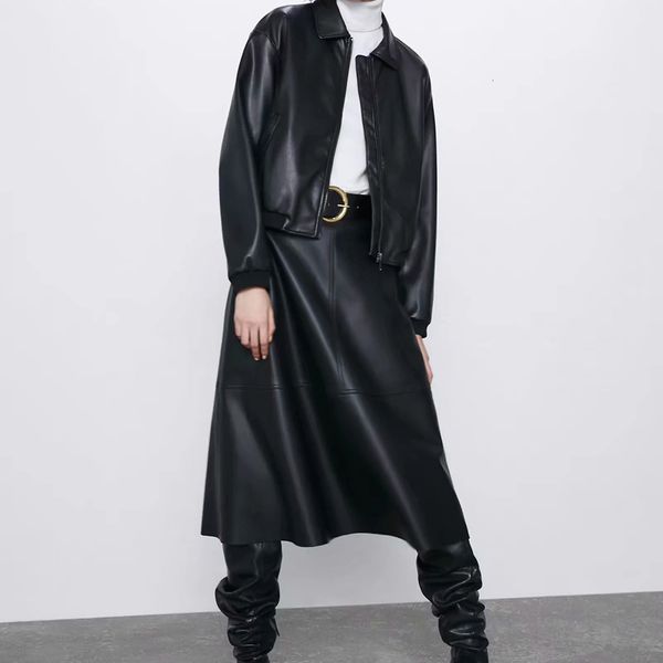women's jackets xikom female black autumn streetwear turn-down collar vintage jacket loose casual ladies coat prit, Black;brown
women's jackets xikom female black autumn streetwear turn-down collar vintage jacket loose casual ladies coat prit, Black;brown