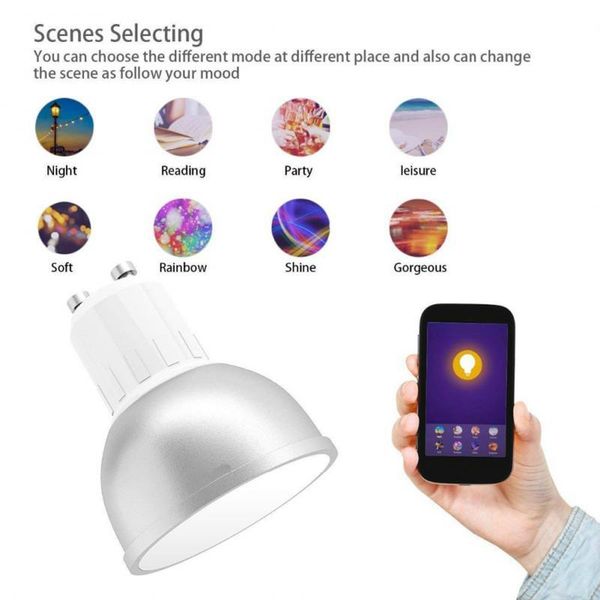 bulbs smart light gu10 wifi led rgbw 5w lamps lampada app remote control dimmable bombillas work with alexa/google
bulbs smart light gu10 wifi led rgbw 5w lamps lampada app remote control dimmable bombillas work with alexa/google