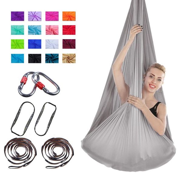 resistance bands elastic aerial yoga hammock fabric hanging swing home anti-gravity belt with buckle rope for trainng fitness equipmet
resistance bands elastic aerial yoga hammock fabric hanging swing home anti-gravity belt with buckle rope for trainng fitness equipmet