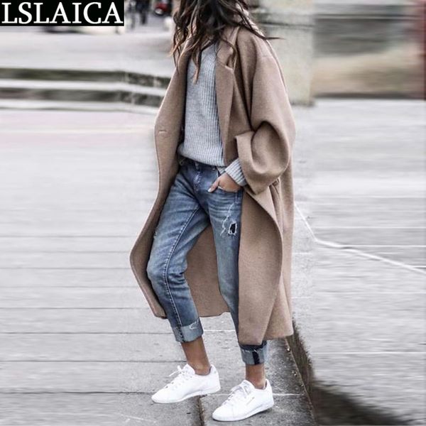 coat women winter casual loose turn down collar fashion pockets long sleeve single button thick plush jacket 210520, Black
coat women winter casual loose turn down collar fashion pockets long sleeve single button thick plush jacket 210520, Black