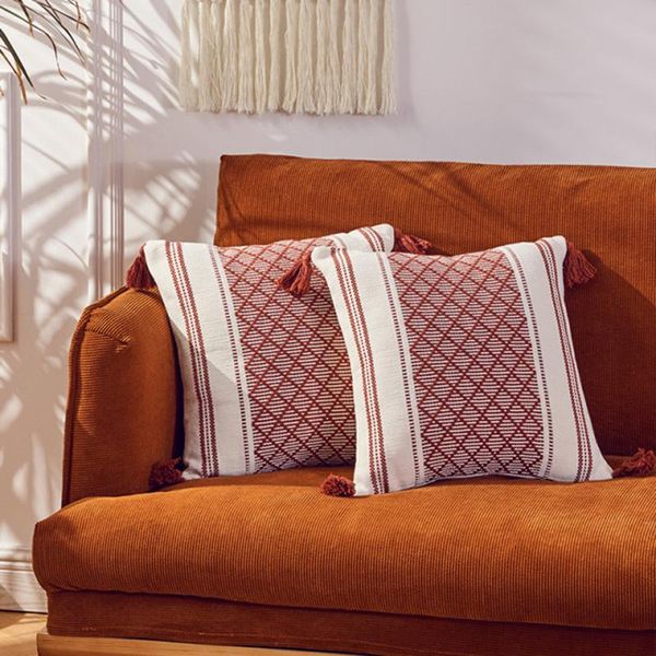 cushion/decorative pillow nordic modern tassels decor cushion cover boho style sofa case moroccan luxury for bed 45x45cm
cushion/decorative pillow nordic modern tassels decor cushion cover boho style sofa case moroccan luxury for bed 45x45cm