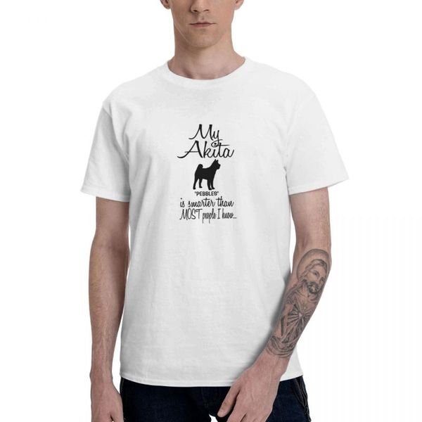 men's t-shirts my akita is smarter than most people i know joke graphic tee basic short sleeve t-shirt funny, White;black
men's t-shirts my akita is smarter than most people i know joke graphic tee basic short sleeve t-shirt funny, White;black