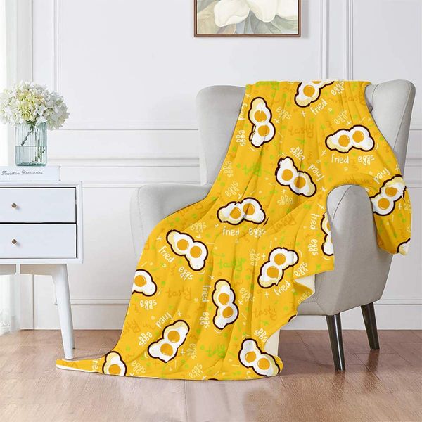 Cute Cartoon Egg Yolk Blanket Flannel Throw Lightweight Cozy Couch Bed Soft and Warm Plush Quilt 50" X 60"
Cute Cartoon Egg Yolk Blanket Flannel Throw Lightweight Cozy Couch Bed Soft and Warm Plush Quilt 50" X 60"