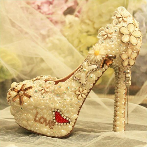 womens wedding pearl tassel flower shoes appliques pumps round toe bride high heels female beige rhinestone party shoe dress, Black
womens wedding pearl tassel flower shoes appliques pumps round toe bride high heels female beige rhinestone party shoe dress, Black