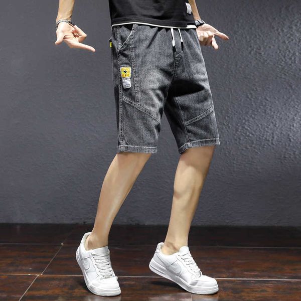 denim stretch shorts men's trend 2021 fashion loose capris middle pants waist drawstring horse, Blue
denim stretch shorts men's trend 2021 fashion loose capris middle pants waist drawstring horse, Blue