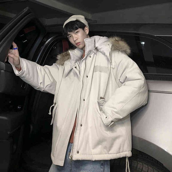 Men's Down & Parkas Large Size Winter Simple Loose Korean Version Of The Wild Thick Hip Hop Casual Coat 6HMA, Black
Men's Down & Parkas Large Size Winter Simple Loose Korean Version Of The Wild Thick Hip Hop Casual Coat 6HMA, Black
