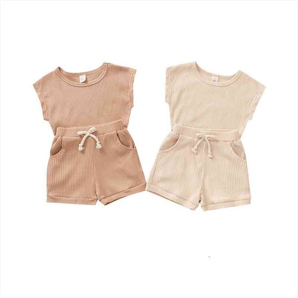 kids baby 2-piece summer ribbed outfit set solid color and pocket shorts for children boys girls 6m-3t, White
kids baby 2-piece summer ribbed outfit set solid color and pocket shorts for children boys girls 6m-3t, White