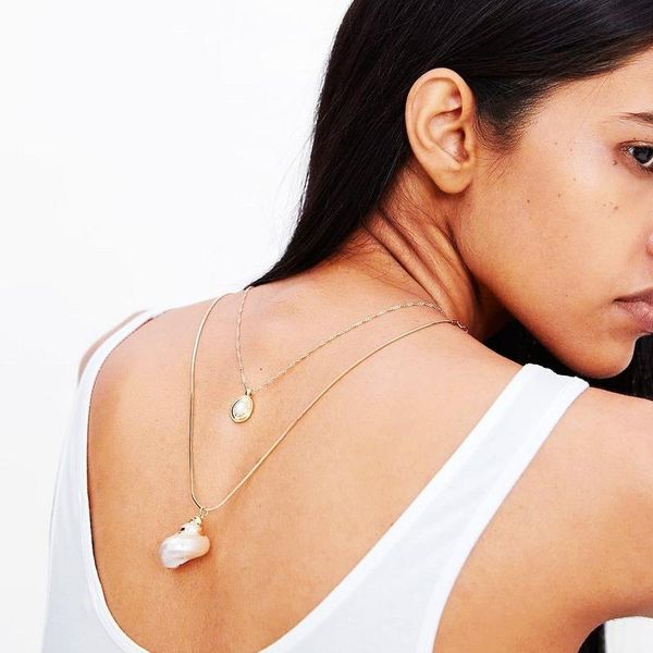 chains fashion multi layer natural conch shell pendants necklaces for women gold metal key heart necklace design jewelry gift, Silver
chains fashion multi layer natural conch shell pendants necklaces for women gold metal key heart necklace design jewelry gift, Silver