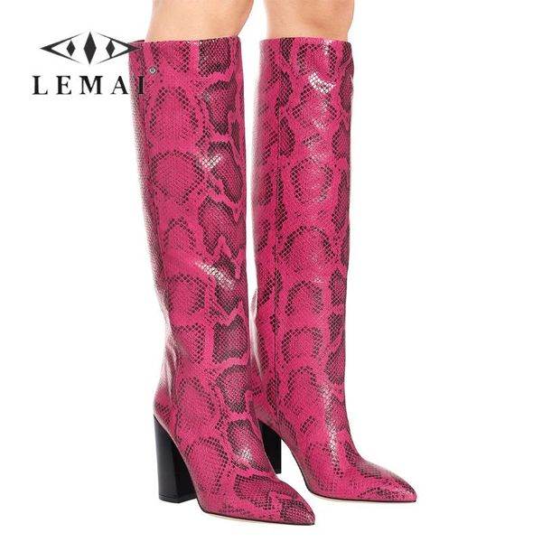 boots women winter chunky casual party office snake print high heels pointed toe knee-high slip-on for, Black
boots women winter chunky casual party office snake print high heels pointed toe knee-high slip-on for, Black