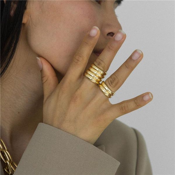 cluster rings timeless wonder titanium geo stackable statement women stainless steel jewelry punk boho designer ins trendy lady 4244, Golden;silver
cluster rings timeless wonder titanium geo stackable statement women stainless steel jewelry punk boho designer ins trendy lady 4244, Golden;silver