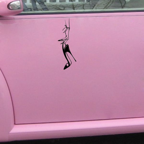 5.1*14.1cm woman hand stilettos shoe lady girl manicure vinyl car-styling decals car sticker black silver accessor
5.1*14.1cm woman hand stilettos shoe lady girl manicure vinyl car-styling decals car sticker black silver accessor