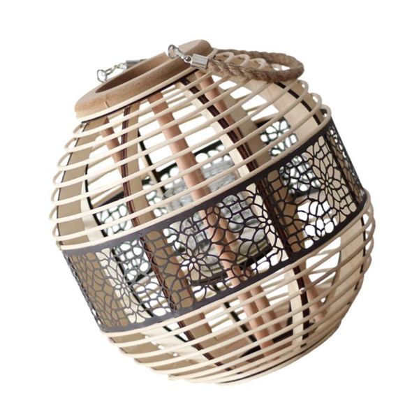 candle holders 1pc hand weaving bamboo portable lantern candlestick home decoration (beige)
candle holders 1pc hand weaving bamboo portable lantern candlestick home decoration (beige)